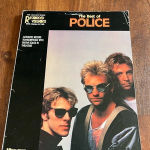 The Best of the Police Guitar Music Song Book Songbook Hal Leonard Vintage 1986